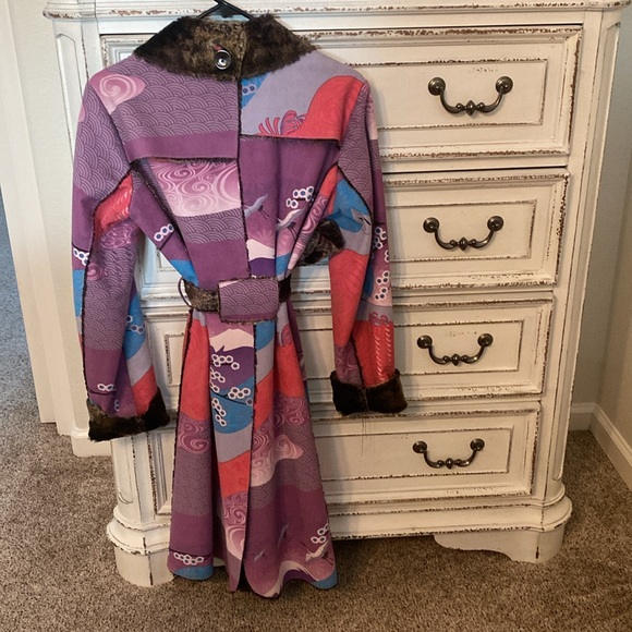 one of a kind custom Italy designer new condition beautiful colors jacket - Picture 5 of 8